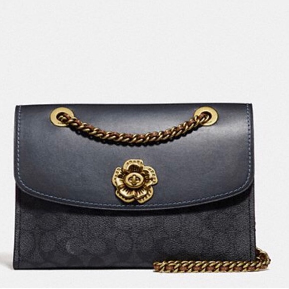 Coach Handbags - Coach Parker in Colorblock Signature Canvas Bag